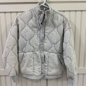 Women’s BlankNYC Quilted denim Jacket size XS